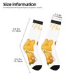 thumbnail image 2 of Rocae Pumpkin Pie Gnome for Girls Boys Crew Socks,Children's Socks, Kids Socks, Toddler Socks: Daily Wear with Kids School Uniform, 2 of 5