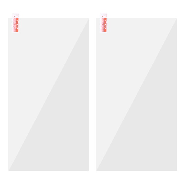 Para 2 Tempe Glass Protector Anti-Scratch (2pcs) rojo