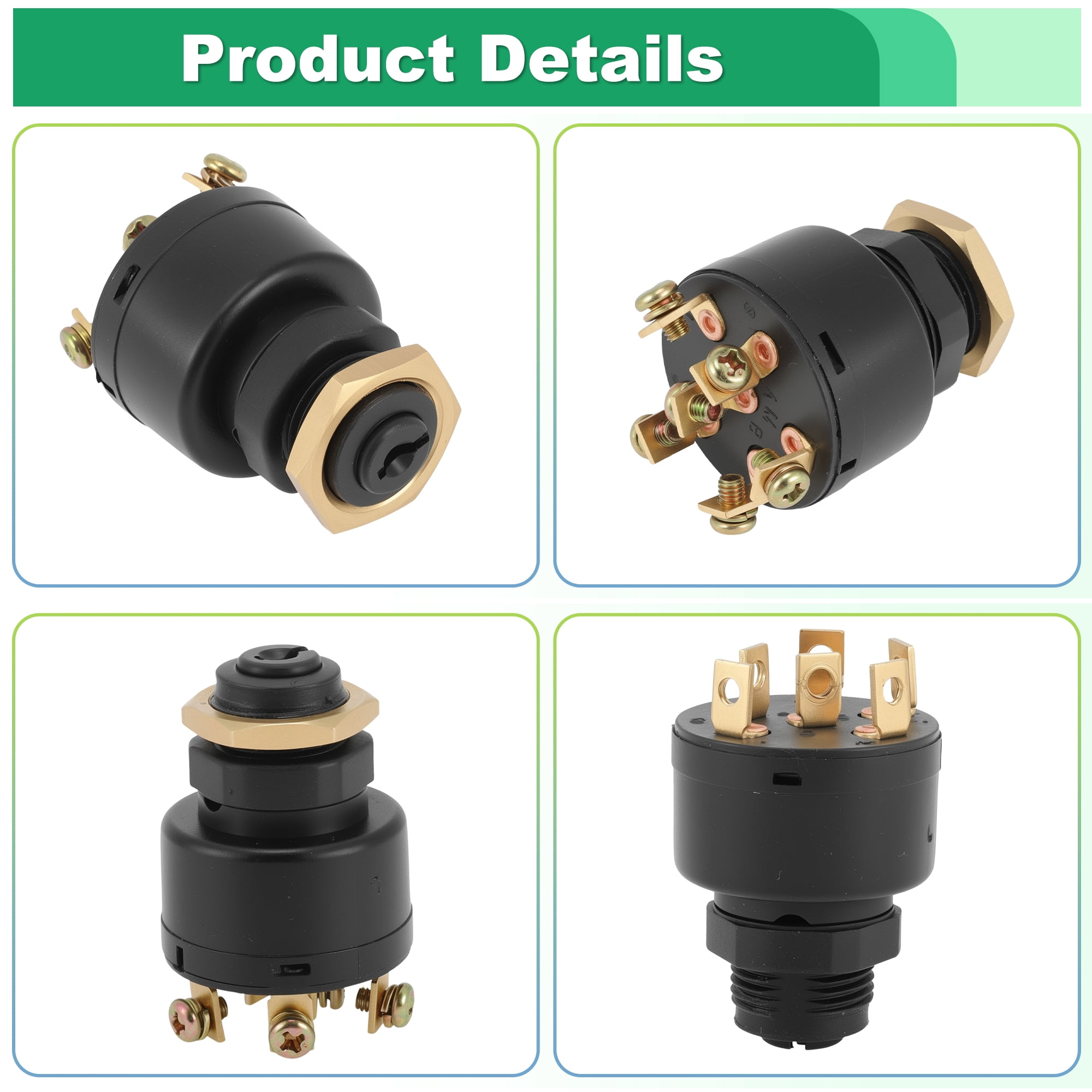 Unique Bargains Marine Ignition Switch with Keys Fit for Sierra MP41000 MP52000