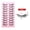 MH11, variant on One-piece false eyelashes, natural tassel effect, curled & lifted, comic-eye style with voluminous outer corners