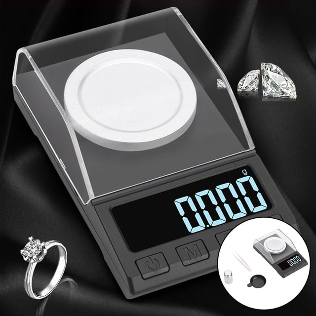 Básculas digitales de joyería Fernando 0.001g con Pesas de Calibración
