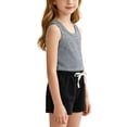 thumbnail image 7 of OGLCCG Boys' Athletic 2-Piece Outfits Kids Sleevelesss Cotton Tank Tops and Stretch Running Shorts Boys Summer Shorts Sets 1-9 Years, 7 of 7