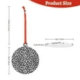 thumbnail image 3 of Rocae Similar To Leopard Print for Acrylic Christmas Pendant Ornament for Festive Decor Hanging Pendant,Perfect for Home and Office-Round Shape, 3 of 7