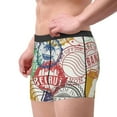 thumbnail image 4 of Kll Travel Stamp Men'S Cotton Boxer Briefs Underwear-Small, 4 of 9