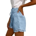 thumbnail image 5 of Babcutegg Women’s Embroidered Flare Denim Pants Casual Low-Rise Cotton Blend Jeans with Artistic Stitching and Flowy Wide-Leg Silhouette Blue Size XL, 5 of 8
