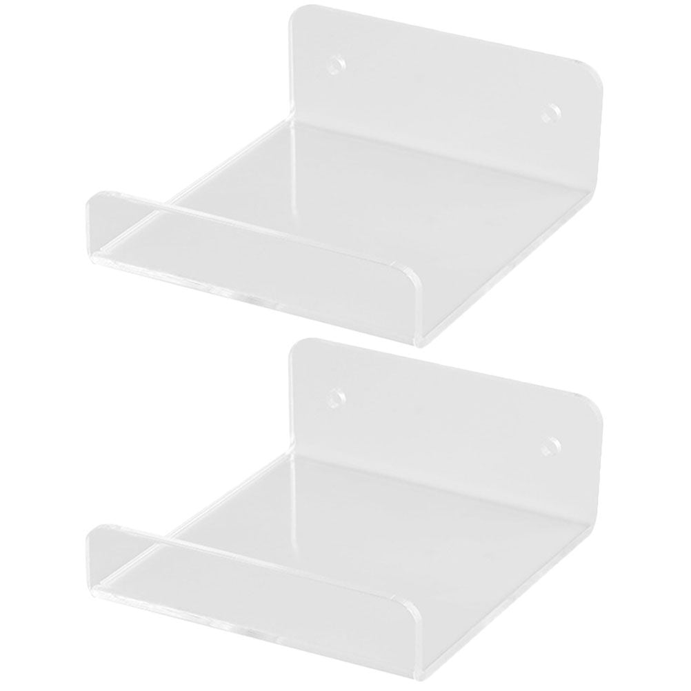 Floating Shelves With Lights 2Pcs Wall Shelf for Projector Wall Mount