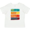 thumbnail image 3 of Inktastic Stand Up Paddle Boarding Eat Sleep Paddle Repeat Boys or Girls Baby T-Shirt, 3 of 5