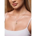 thumbnail image 3 of Suplight 925 Sterling Silver Zircon Infinity Heart Interlocking 6mm Round Birthstone Necklace for Women Gifts, 3 of 9
