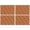 Orange Bigfoot And, variant on Orange Bigfoot and Grass Pattern Summer Placemats Table Placemats Set Of 4-Linen Kitchen Washable Placemats Table Mats 11.8"x17.7" Non-Slip Heat Resistant