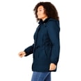 thumbnail image 3 of Woman Within Plus Size Taslon Anorak Jacket With Removable Fleece Lining, 3 of 6