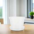 thumbnail image 4 of FRCOLOR Clear Nursery Pots for Plants Round Plastic 5 Sets, 4 of 7