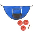 thumbnail image 5 of Trampoline Basketball Hoop with 3 Mini Basketball, Pump and Adjustable Length Drawstring, Waterproof Universal Basketball Hoop for Trampoline, 5 of 11