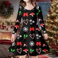 thumbnail image 2 of LUOGENLI Girls Dresses 5T Formal Kids Toddler Girls Christmas Trees Deer Print Christmas Long Sleeve Party Princess Dress Baby Girls' Dresses 3-6 Months Summer Dresses for Girls Black 8-9 Years, 2 of 5