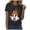 Grey, variant on Halloween Oversized Shirts for Women Season T-Shirt Halloween Pumpkin Cos Fall Tees Top