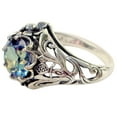 thumbnail image 2 of Opolski Creative Vintage Rainbow Color Zircon Hollow Out Women's Ring Jewelry Gift, 2 of 5