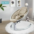 Hot Mom Electric Baby Bouncer, Bluetooth Baby Rocker with Intelligence