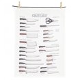 thumbnail image 1 of Couteaux -Collection Of Knives Tea Towel, 1 of 1