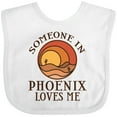thumbnail image 3 of Inktastic Someone in Phoenix Loves Me Boys or Girls Baby Bib, 3 of 4