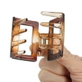 thumbnail image 4 of Unique Bargains Claw Clip Hair Accessories No Slip Brown Hair Clip 2.05", 4 of 6