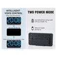 thumbnail image 3 of Large Digital Wall Clock,9.5 Inch,Led Alarm Clock with Big Digits,,for Living Room Bedrooms Classroom Decor Blue, 3 of 5