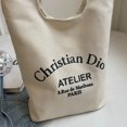thumbnail image 4 of Bolso Hobo Lona Con Letras Gran Capacidad para Viajes Al Aire Libre, 4 of 9