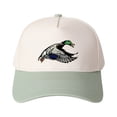 thumbnail image 4 of Mallard Duck Letter Embroidered Color Block Trucker Hat Unisex Adjustable Cotton Breathable Fashion Cap for Travel Daily Wear, 4 of 10