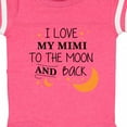 thumbnail image 4 of Inktastic I Love My Mimi to the Moon and Back Boys or Girls Baby Bodysuit, 4 of 5