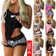 thumbnail image 3 of Conjunto de ropa de dormir Sexy para mujer, ropa interior de encaje, camisola sin mangas, pantalones cortos, 5XL camisola de talla grande, PIJAMAS, 3 of 4