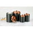 thumbnail image 3 of Ashby Copper Black Metal Canister MD, Set of 2, 3 of 7