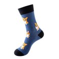 thumbnail image 2 of Lovskoo 2024 Women Mens Dress Socks Mid-Calf Unisex Christmas Gifts Casual Winter Warm Cotton Socks Knit Soft Long Socks Cute Novelty Crew Socks M, 2 of 3