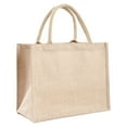 thumbnail image 1 of Bolsa de arpillera, bolsa de compras, bolsa de almacenamiento, bolsa de yute para ocio, bolsa portátil para uso diario, 1 of 6
