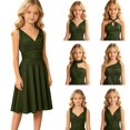 thumbnail image 2 of lnmuld Elegant Girl's formal Dress for Occasions with Versatile Styling Options Wear Party Gown for Young Girls Timeless Children’s Dress for Events Size:5-8 Years, 2 of 5