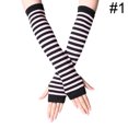 thumbnail image 2 of Manches de Bras Sans Doigts Mode Doux Tricoté Bras Gants Bras Couvre pour les Femmes, 2 of 10