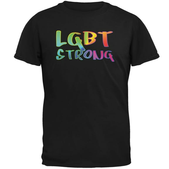 LGBT Strong Mens T Shirt Black X-LG