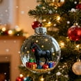 thumbnail image 2 of Dmlowu Horse Christmas Ball Ornaments - Glass Christmas Tree Ball Ornaments, Christmas Ball Hanging Ornaments for Xmas Tree, 4"/10cm Holiday Christmas Decorations, 2 of 5