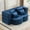 Blue, variant on New Queen Size Foldable Sofa Bed, Chenille Futon Sofa Couch, High-Density Foam Convertible Sleeper Sofa, Foldable Floor Couch Bed for Living Room, Guest Room, Bedroom
