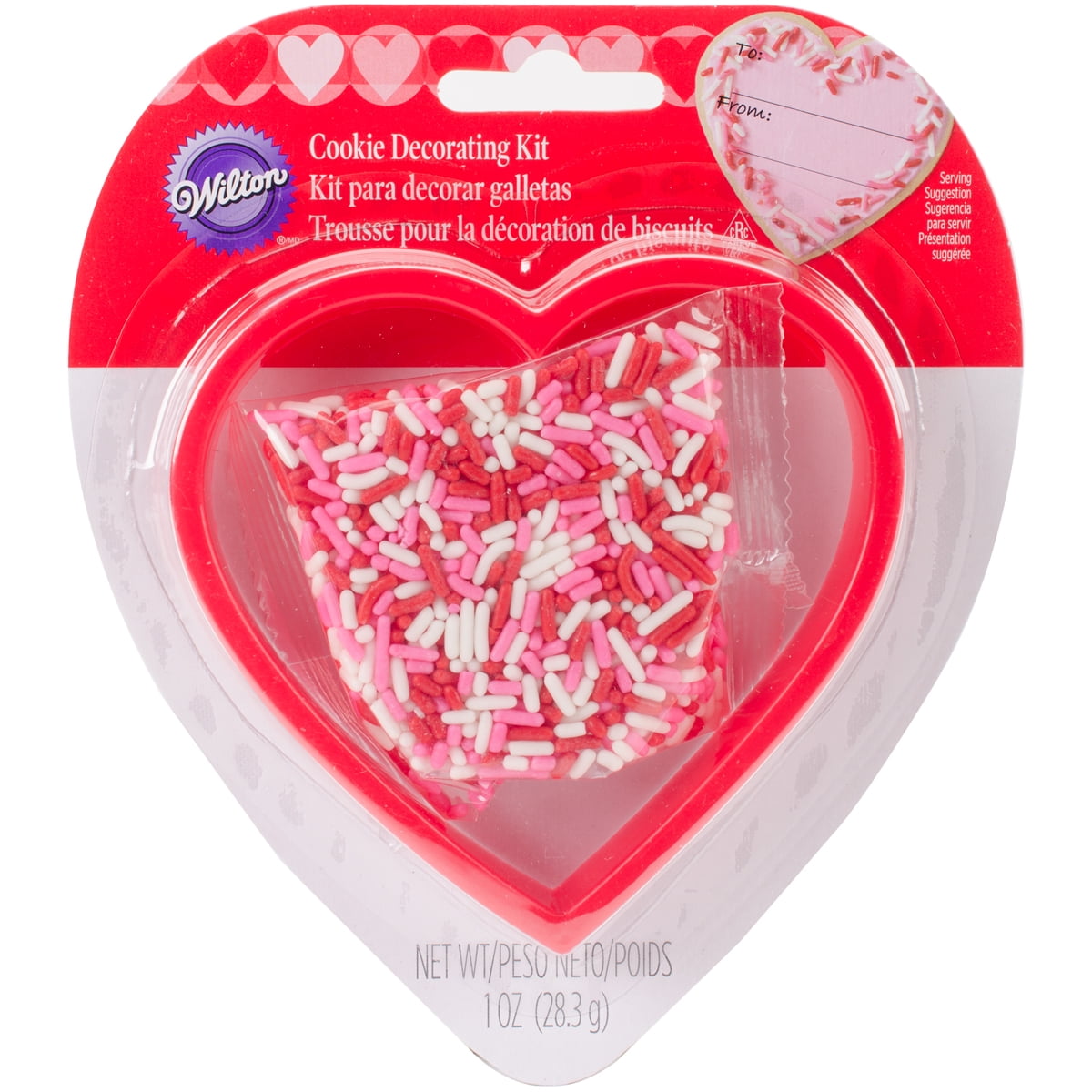 Cookie Cutter W/Sprinkle Set 1ozHeart