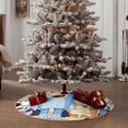 thumbnail image 3 of Lsque Bluey Print Christmas Tree Skirt with Ties and Velcro,Xmas Holiday Decorations, Adjustable Tree Skirt-30", 3 of 6