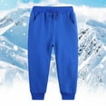 thumbnail image 2 of FYDUU Kids Casual Pants Little Boys Casual Pants Kids Jogger Pants Solid Color Drawstring Elastic Waist Sweatpants 12-24 Months, 2 of 9