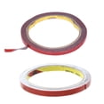 thumbnail image 1 of 2 Pcs Rouleau de Ruban Adhésif Permanent Double Face Rouge pour Voiture Véhicule - 6MMx3M & 8MMx3M, 1 of 8