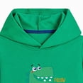 thumbnail image 5 of Zuwimk Toddler Boy And Girls Clothes Long Sleeve Hooded Pullover Graphic Print Sweatshirt + Pants 2pcs Fall Winter Outfit Set(T026-Light Green), 5 of 5