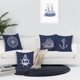 thumbnail image 4 of Fundas de almohada Bonhause Nautical Blue de 40 cm x 40 cm, juego de 4, 4 of 6