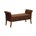thumbnail image 5 of Convenience Concepts Designs4Comfort Garbo Storage Bench, Forest Leopard Print Fabric, 5 of 5
