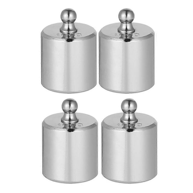 4Pcs Steel Calibration Weights Educational Digital Scale Weight Professional Scale Weight (100g)