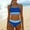 Blue, variant on NAISIBABY Girls Bikinis Bathing Suits 16T, Trendy Color Block High Waist Swimsuit Summer Beach Swimwear 2-Piece (5-16T)
