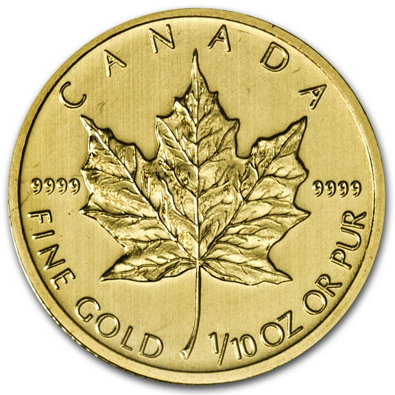 2013 Canada 1/10 oz Gold Maple Leaf BU
