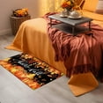 thumbnail image 5 of Fall Door Mat Indoor Entrance Pumpkin Orange Floor Mat Thanksgiving Welcome Matt Outdoor Rugs Non-Slip Absorbent Hello Fall Maple Leaf Doormat for Bathroom Kitchen Front Door 32x20 Inch, 5 of 6