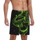 thumbnail image 2 of Fotbe DINOSAUR IN SPACE Pantalones Cortos de Pijama para Hombre, Ropa de Dormir, Pantalones de Pijama Cortos para Hombre-4X-Large, 2 of 6