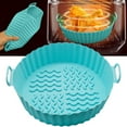 thumbnail image 4 of Baking Tray Wave Texture Binaural Handle Heat-resistant Oilproof Groove Design  Silicone Tray for Kitchen, 4 of 8