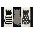 thumbnail image 2 of Super Water Absorbent Bath Mat Cartoon Cat Shower Mat Non-slip Pattern Non-slip Shower Mat Space Saving Fast Drying Bathroom Floor Mat for Home Hotel, 2 of 9